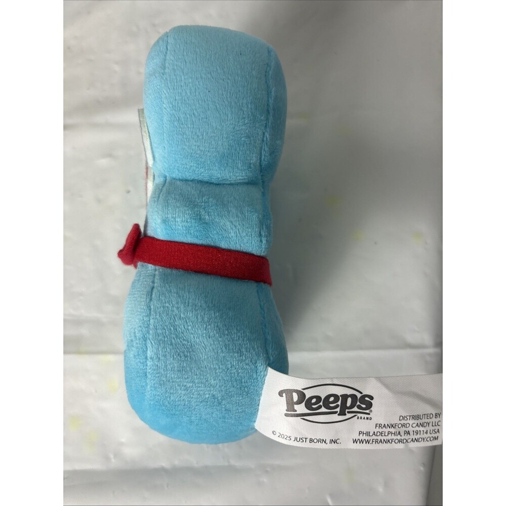 Peeps Blue Bunny Chef Edition Plush 6" - Picture 2 of 6